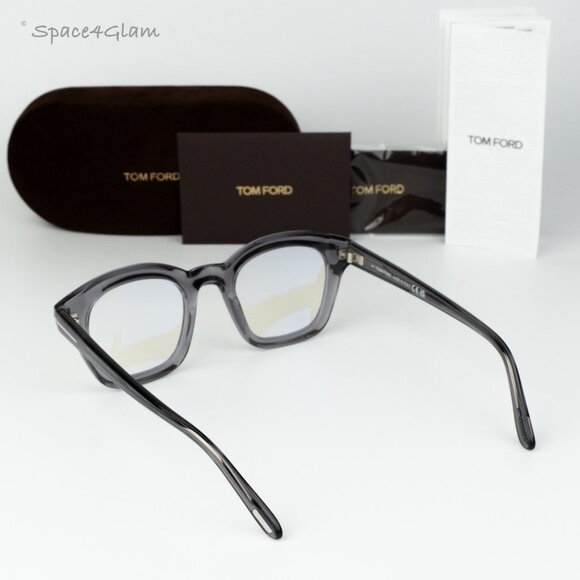 Tom Ford Men Eyeglasses Clear Grey Blue Light Block FT5961-B 020 NEW AUTHENTIC - Picture 8 of 8